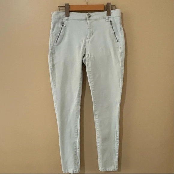 Dynamite| Light Mint Green  Kate Cotton Skinny Denim Pants Size 28 - Picture 2 of 7